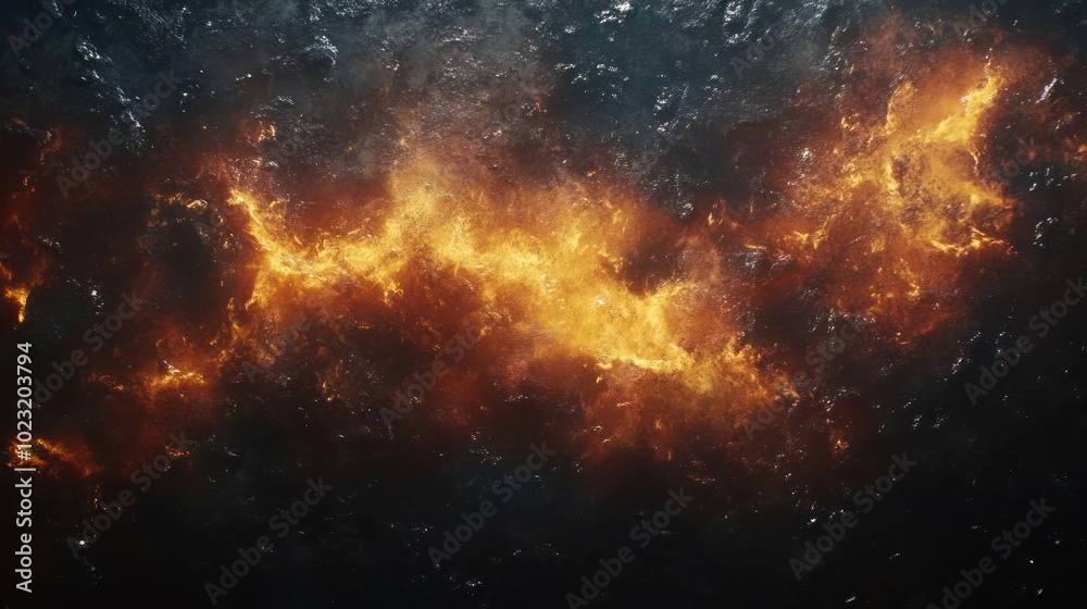 A fiery abstract design resembling molten lava or cosmic energy. A fiery abstract design resembling molten lava or cosmic energy.