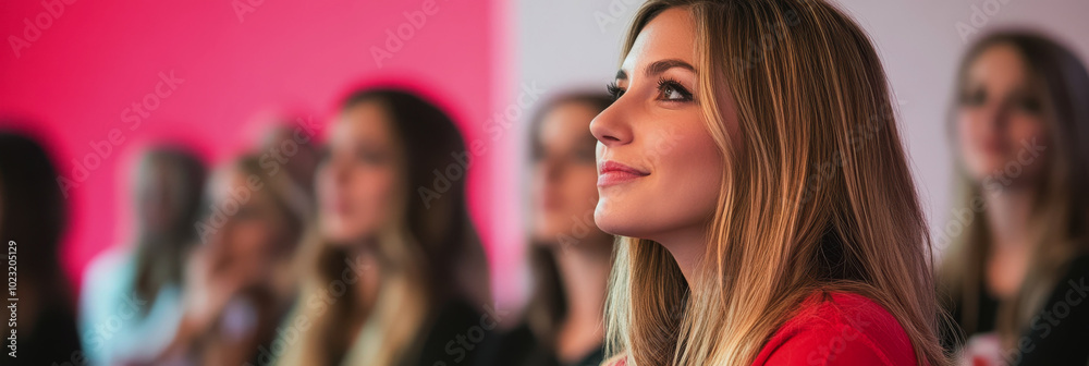 Fototapeta premium Women's Entrepreneurship Day. a business woman. the girl works in the office