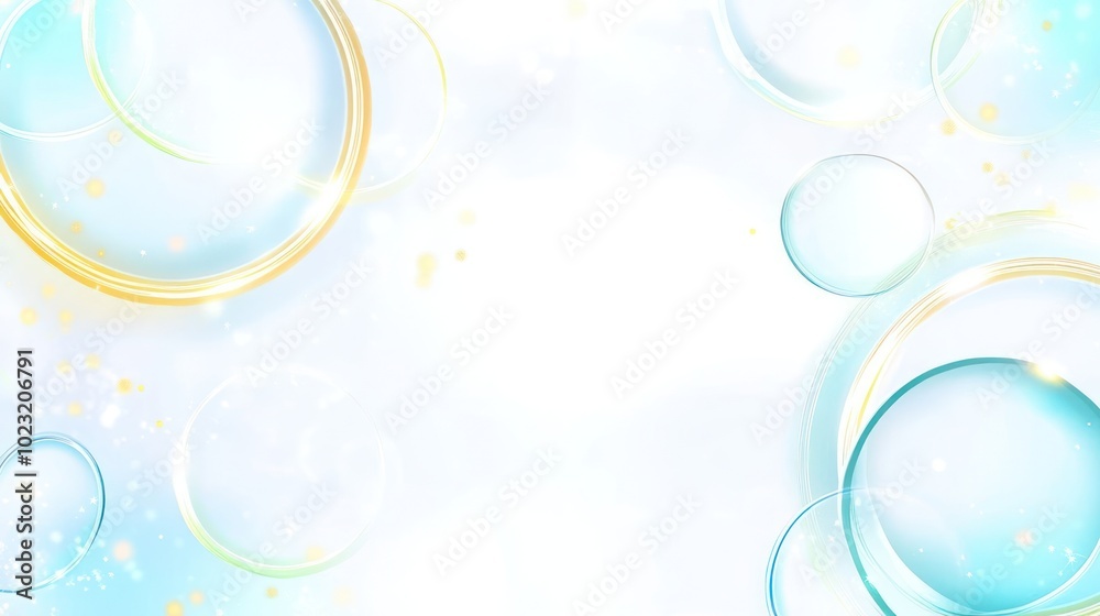 A soft, abstract background featuring bubbles and light, ideal for design or digital projects.