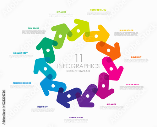 Infographic design template with place for your data. Vector illustration.