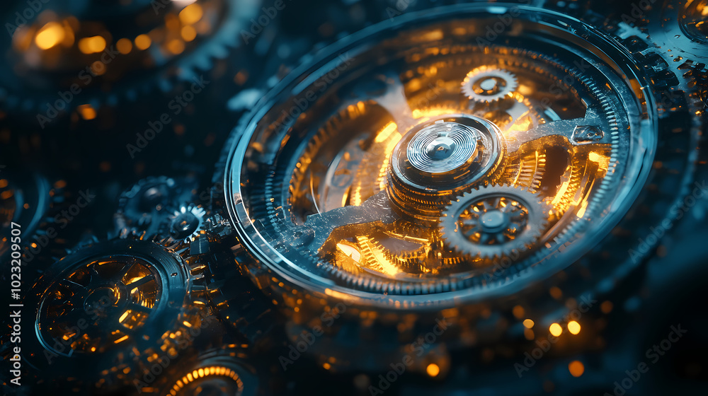 clock gear background and abstract . 3d, rendering, illustration clock gear background and abstract . 3d, rendering, illustration