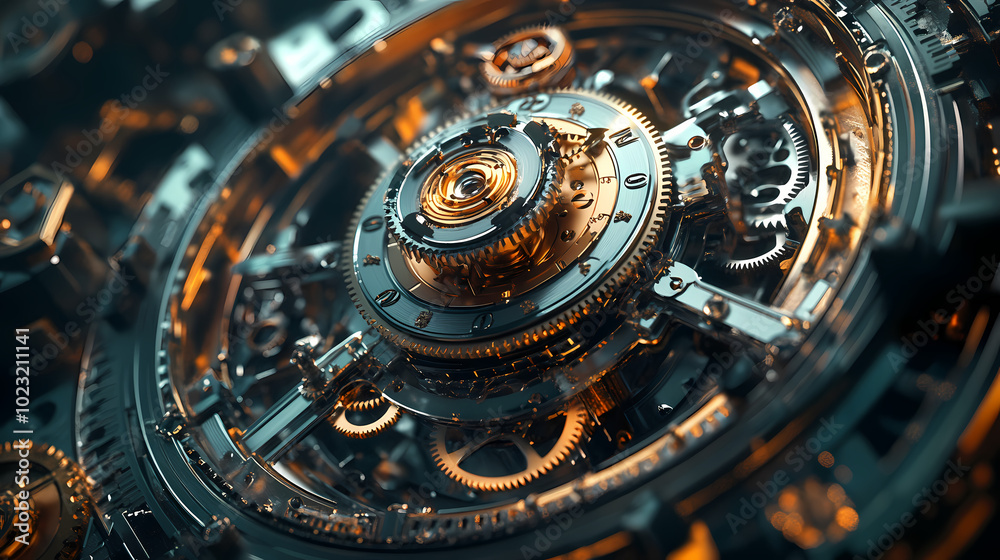 clock gear background and abstract . 3d, rendering, illustration clock gear background and abstract . 3d, rendering, illustration