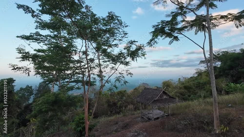 Morning nature view spot and summer camping Morning nature view spot and summer camping