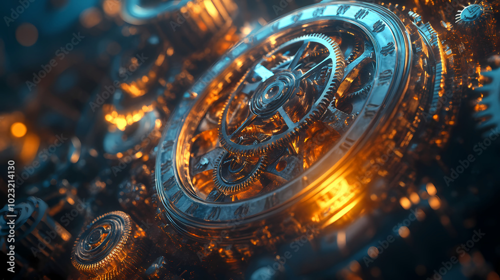 clock gear background and abstract . 3d, rendering, illustration clock gear background and abstract . 3d, rendering, illustration