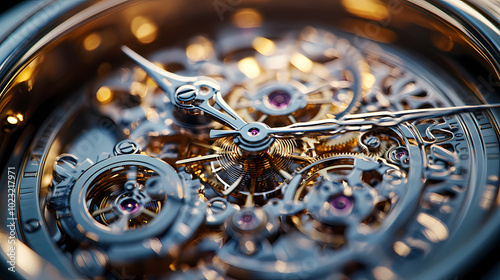 clock gear background and abstract . 3d, rendering, illustration