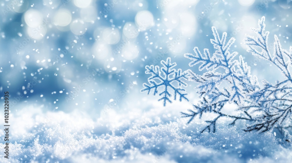 The Snowflakes on Soft Surface The Snowflakes on Soft Surface