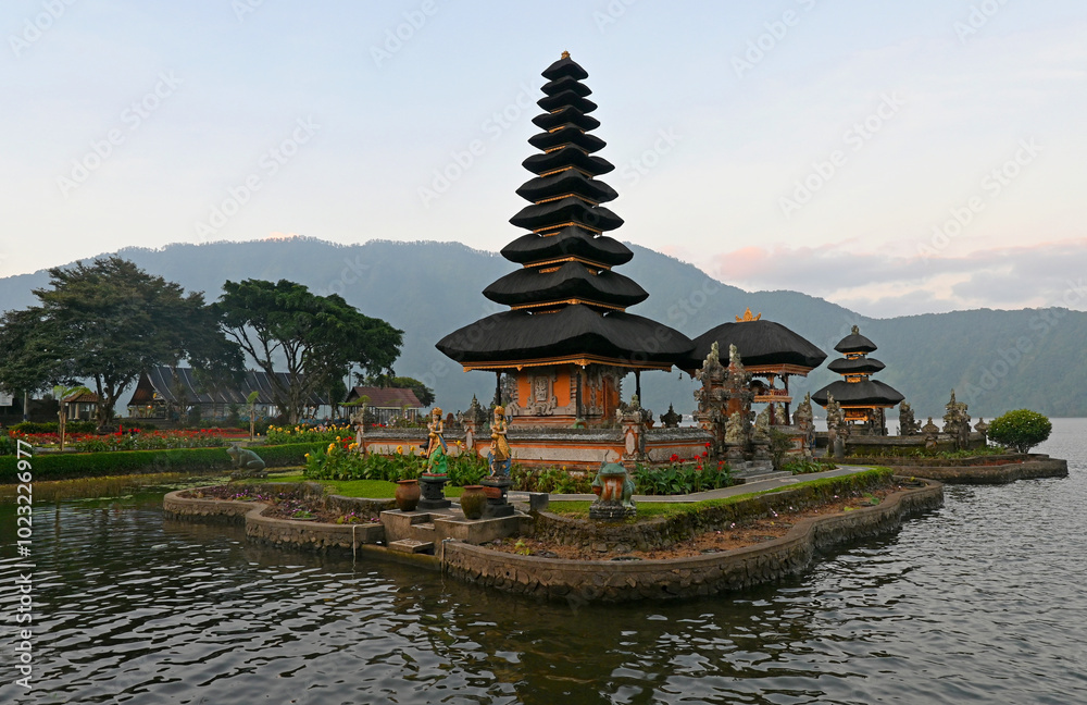 Ulun Danu temple (Lake Temple),at Bedugul district,Tabanan regency of Bali,Indonesia Ulun Danu temple (Lake Temple),at Bedugul district,Tabanan regency of Bali,Indonesia