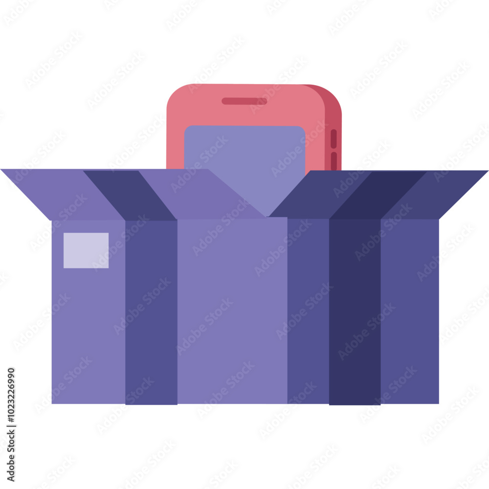 Smartphone in pack icon mobile phone device vector Smartphone in pack icon mobile phone device vector