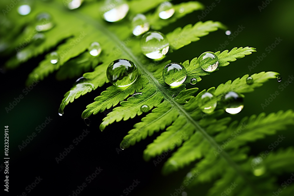close up raindrops or water on fresh green leaves on a black background. close up raindrops or water on fresh green leaves on a black background.