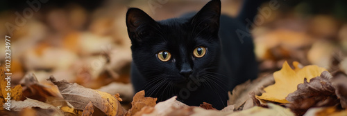 Black Cat Protection Day. a black cat. a pet photo