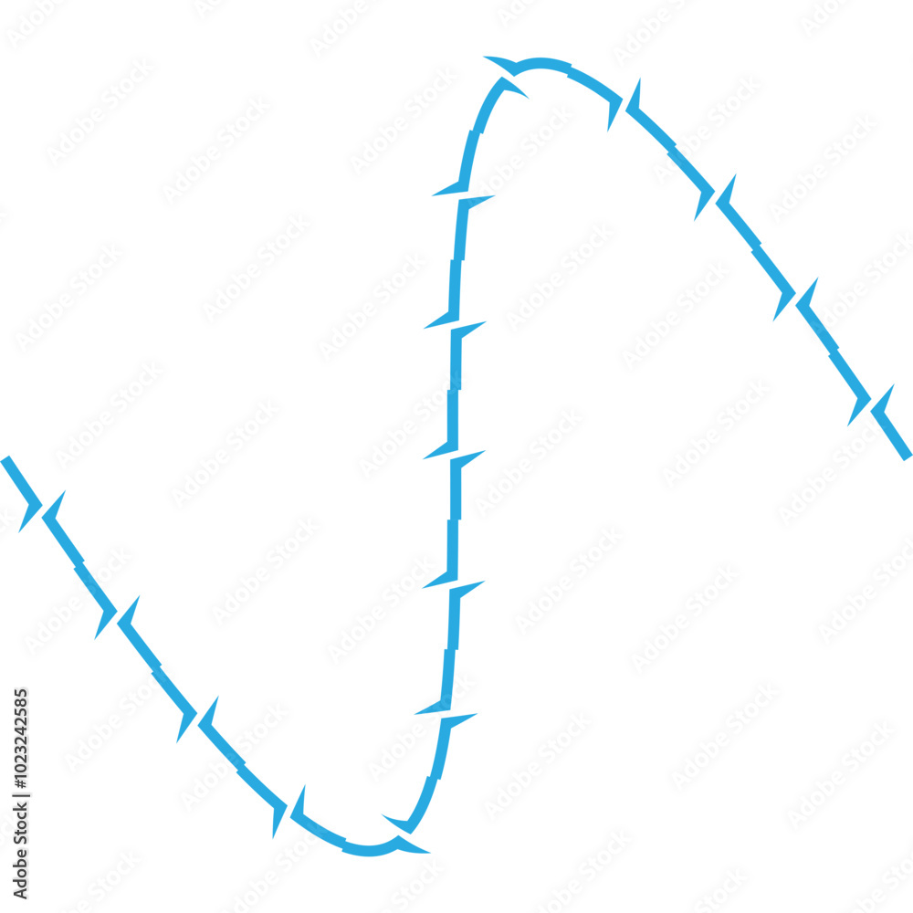 Aesthetic Barbed Wire Decorative Frame Icon Element Aesthetic Barbed Wire Decorative Frame Icon Element