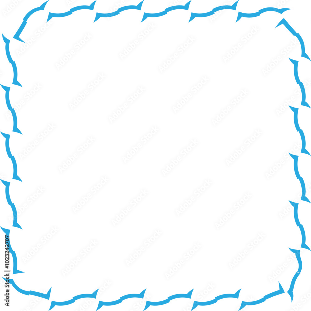 Aesthetic Barbed Wire Decorative Frame Icon Element Aesthetic Barbed Wire Decorative Frame Icon Element