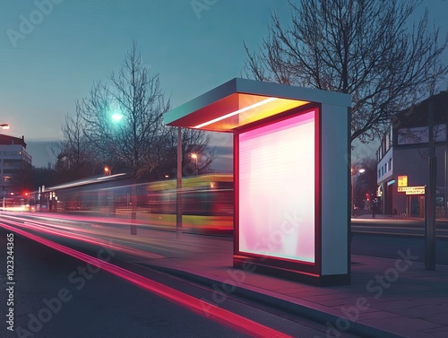 Bus stop ad mock up