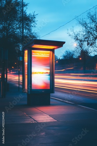 Bus stop ad mock up
