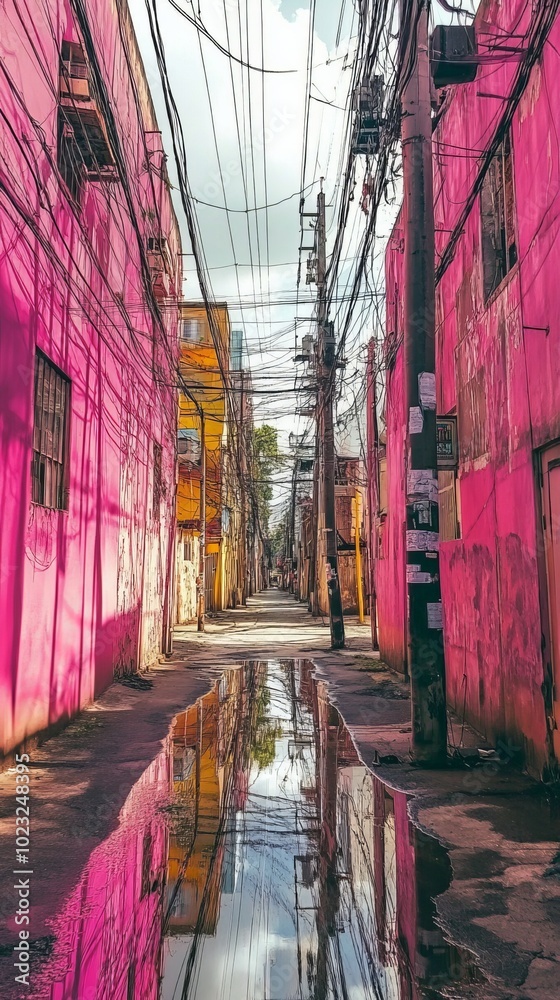 Fototapeta premium the same scene at different times of the day. collaborat