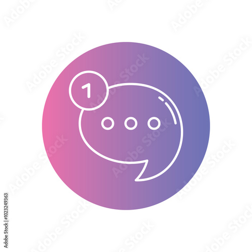 Pop-up vector icon stock illustration