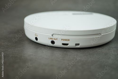 White CD player