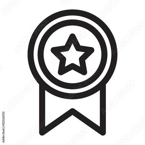 Medal Icon, Award, Sports and Competition, Certification