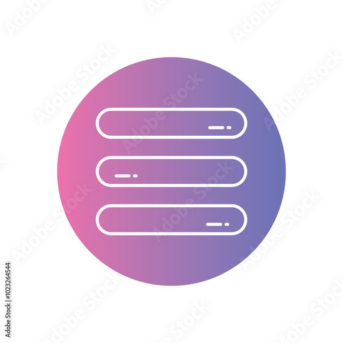 Navbar vector icon stock illustration photo