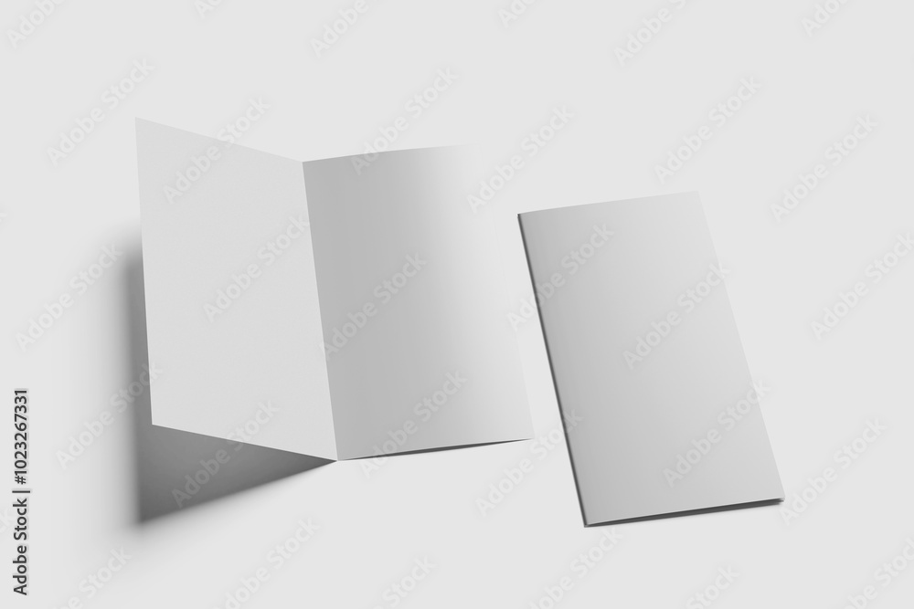 Blank Dl Bifold White 