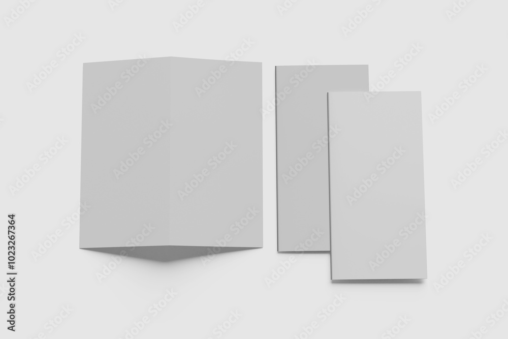 Blank Dl Bifold White Blank Dl Bifold White