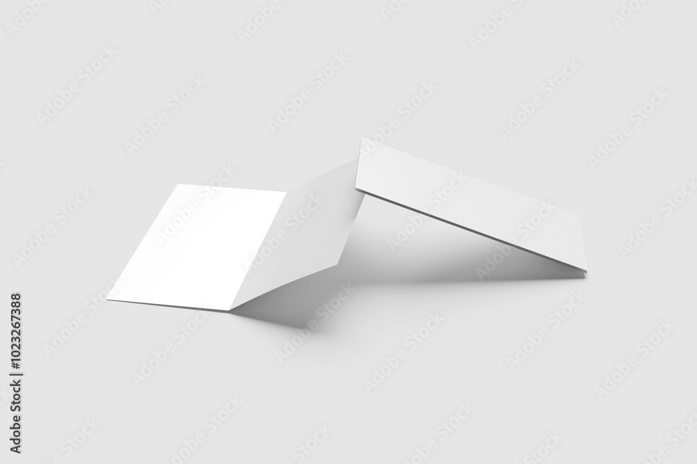 Blank Dl Bifold White 