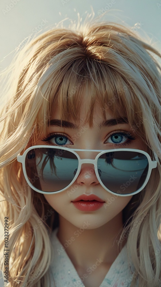 Mädchen mit Sonnenbrille 20241010-5 Mädchen mit Sonnenbrille 20241010-5