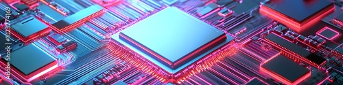 Futuristic Semiconductor Structure with AI Optimization