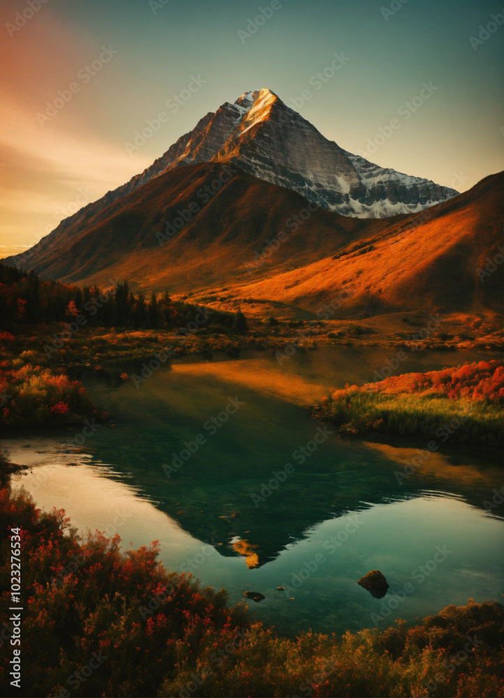 Fototapeta premium mountain in autumn