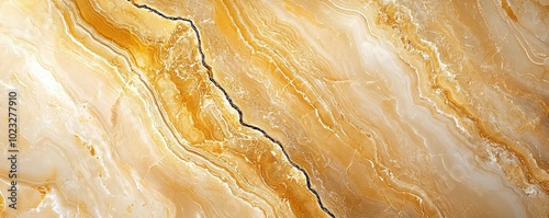 Wallpaper Mural Elegant golden onyx stone with intricate patterns and textures, perfect for showcasing natural beauty in decor or design. Torontodigital.ca
