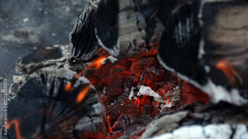 Fire Wood Fire embers ash Fire Wood Fire embers ash