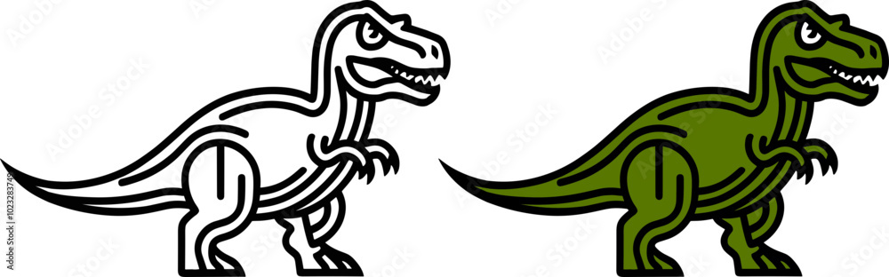 Obraz premium 공룡