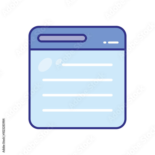 Accordion vector icon stock illustration