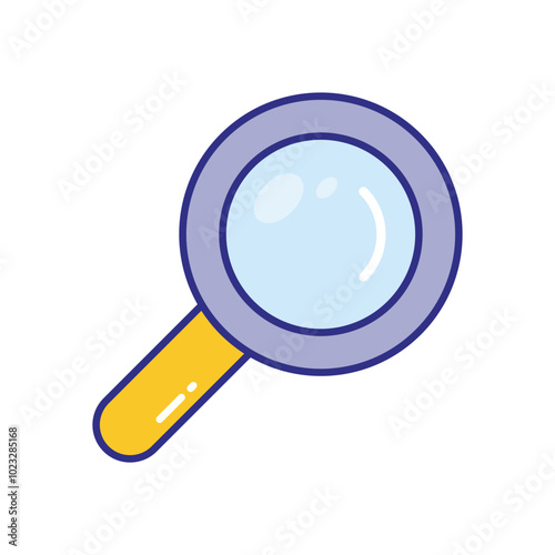 Search Icon vector icon stock illustration