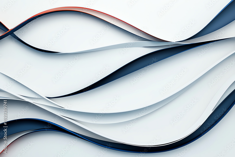 Abstract wave patterns created with paper ribbons in soft tones. Ideal for backgrounds or artistic projects. Abstract wave patterns created with paper ribbons in soft tones. Ideal for backgrounds or artistic projects.