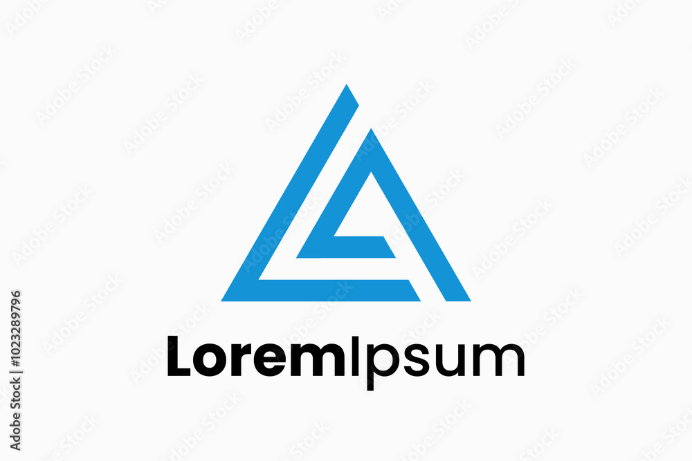 LA Vector Logo Premium LA Vector Logo Premium