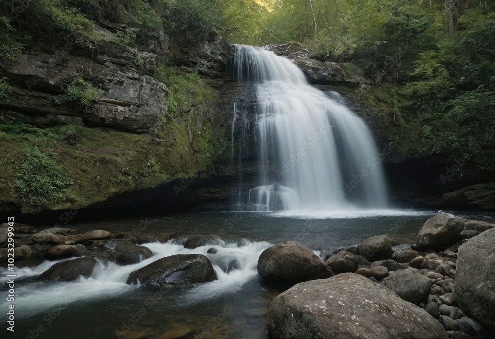 A realistic pencil sketch of a waterfall cascading over rocks, with intricate shading to create the effect of flowing water. A realistic pencil sketch of a waterfall cascading over rocks, with intricate shading to create the effect of flowing water.