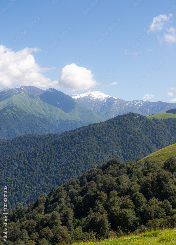 Magnificent views of the mountain village and nature of Azerbaijan Magnificent views of the mountain village and nature of Azerbaijan