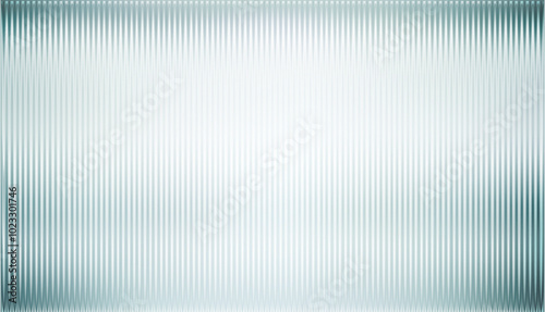 White grey and green ribbed glass. Natural color. Vector ribbed glass texture background. Mesh gradient. acrylic ribbed bath surface. Reeded glass background semitransparent overlay. Bath wall window