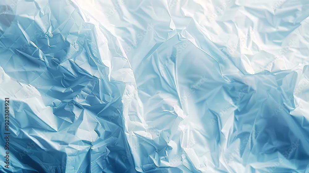 Obraz premium Plastic Wrinkled Film Background - a unique and textured visual. The plastic wrinkled film creates an interesting and distinct backdrop.