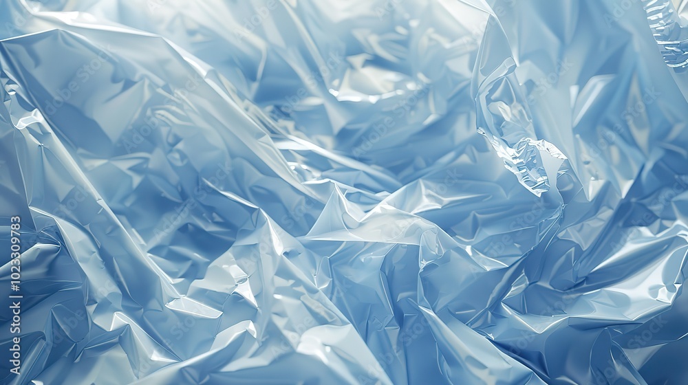 Obraz premium Plastic Wrinkled Film Background - a unique and textured visual. The plastic wrinkled film creates an interesting and distinct backdrop.