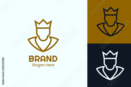 Minimalist King Logo For Business