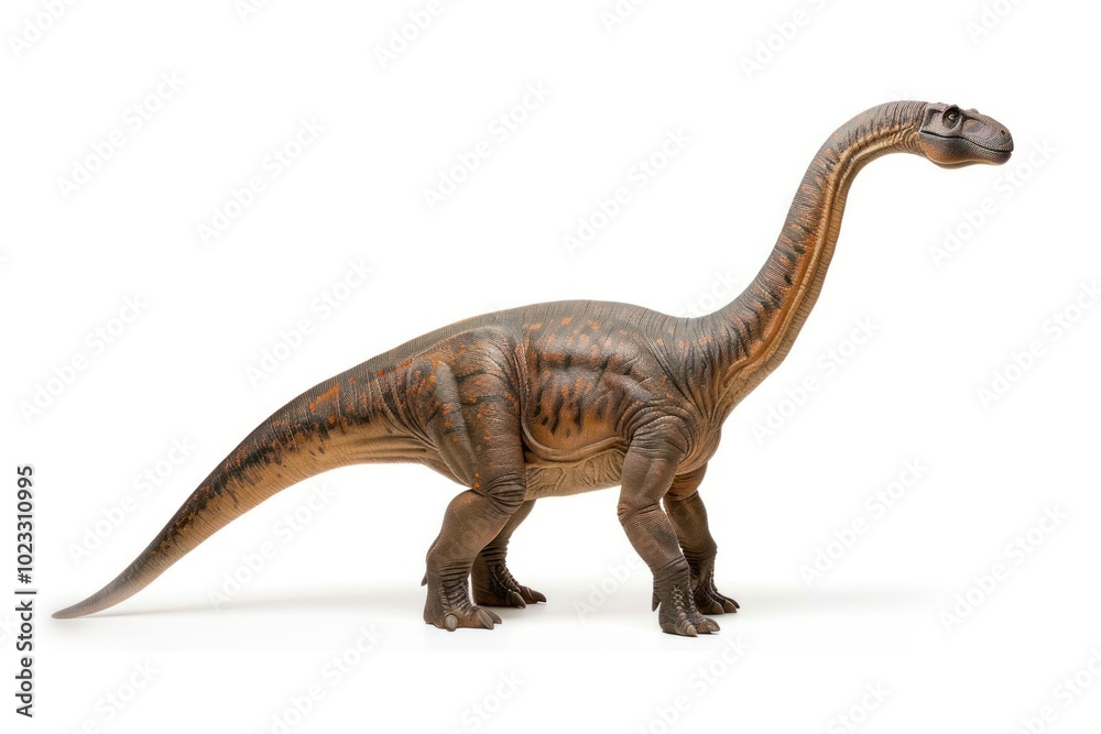 Fototapeta premium Mamenchisaurus sinocanadorum dinosaur reptile animal.