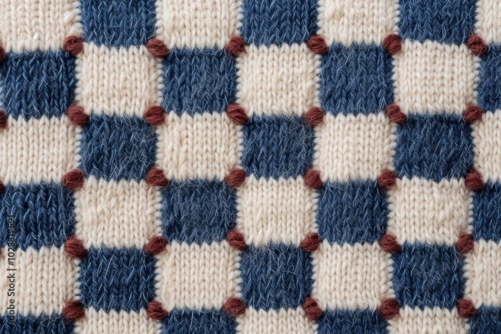Checkered pattern knitted wool texture clothing knitwear. Checkered pattern knitted wool texture clothing knitwear.