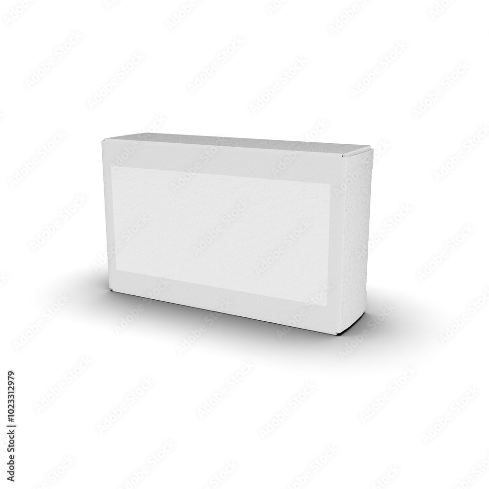 empty white box, 3d render empty white box, 3d render