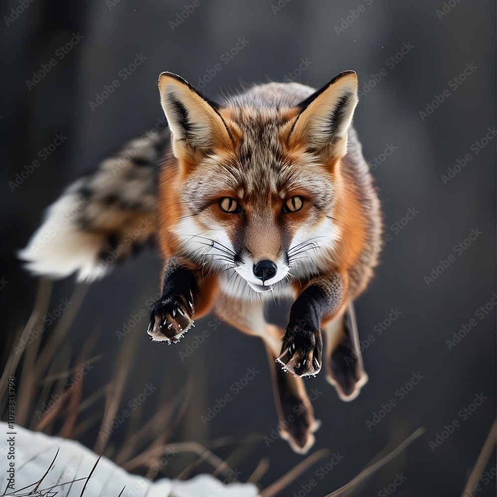 Fototapeta premium red fox vulpes