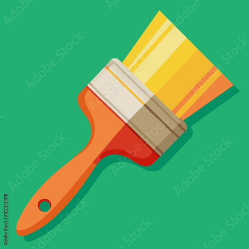 paint brush vector illustration