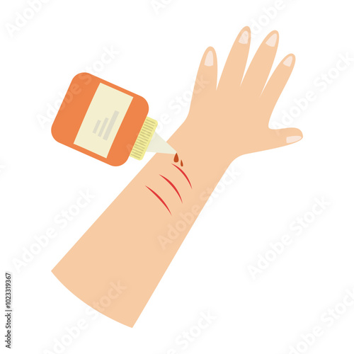 dog bite lick and scratch. rabies vaccine prevention