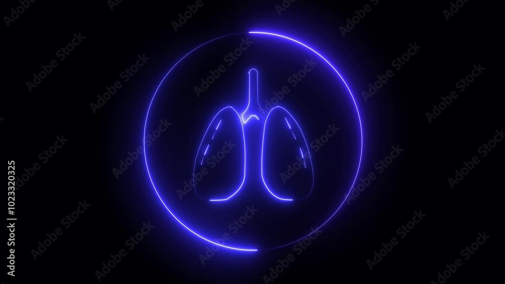 Lungs Human Internal Organ Isolated black Background With Gradient Mesh Lungs Human Internal Organ Isolated black Background With Gradient Mesh