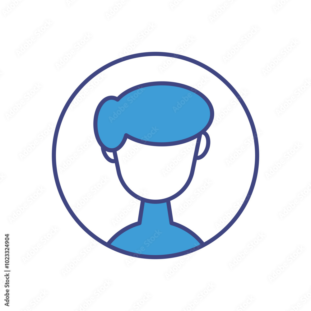 Profile Picture vector icon stock illustration